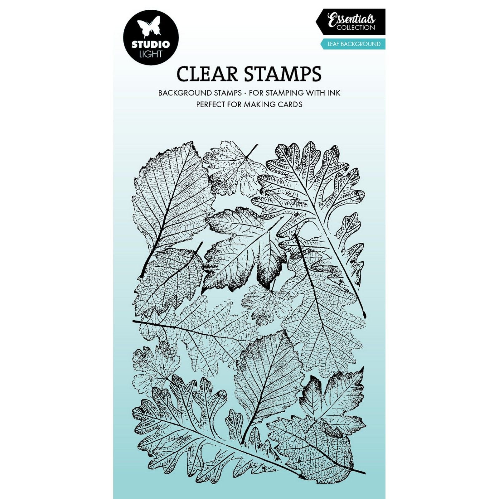 Lumière de studio • Essentiels, fond de feuille de tampon transparent