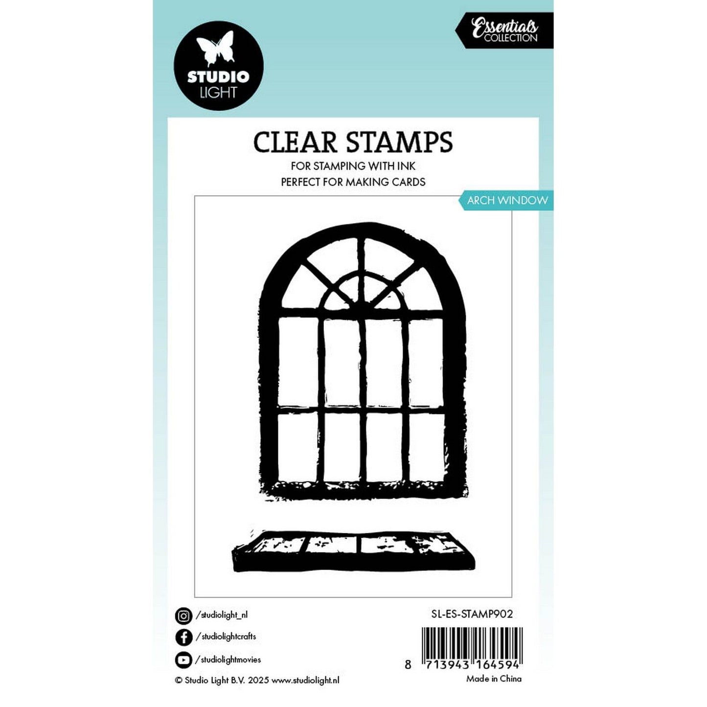 Studio light • tampon transparent pour fenêtre en arc, essentiels 60x86x3mm 2 pièces