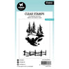 Lampe de studio • tampon transparent Essentiels du paysage hivernal 57x86x3mm 2 pièces