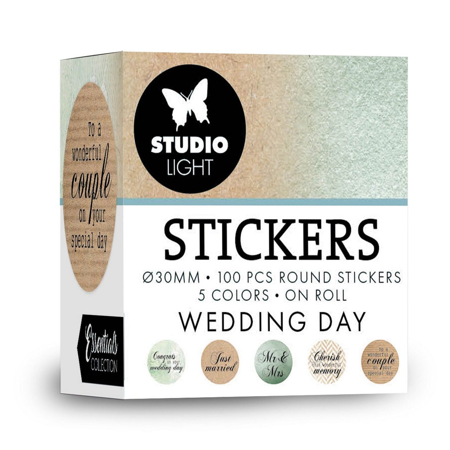 Studio light • essentiels autocollants ø30mm jour du mariage