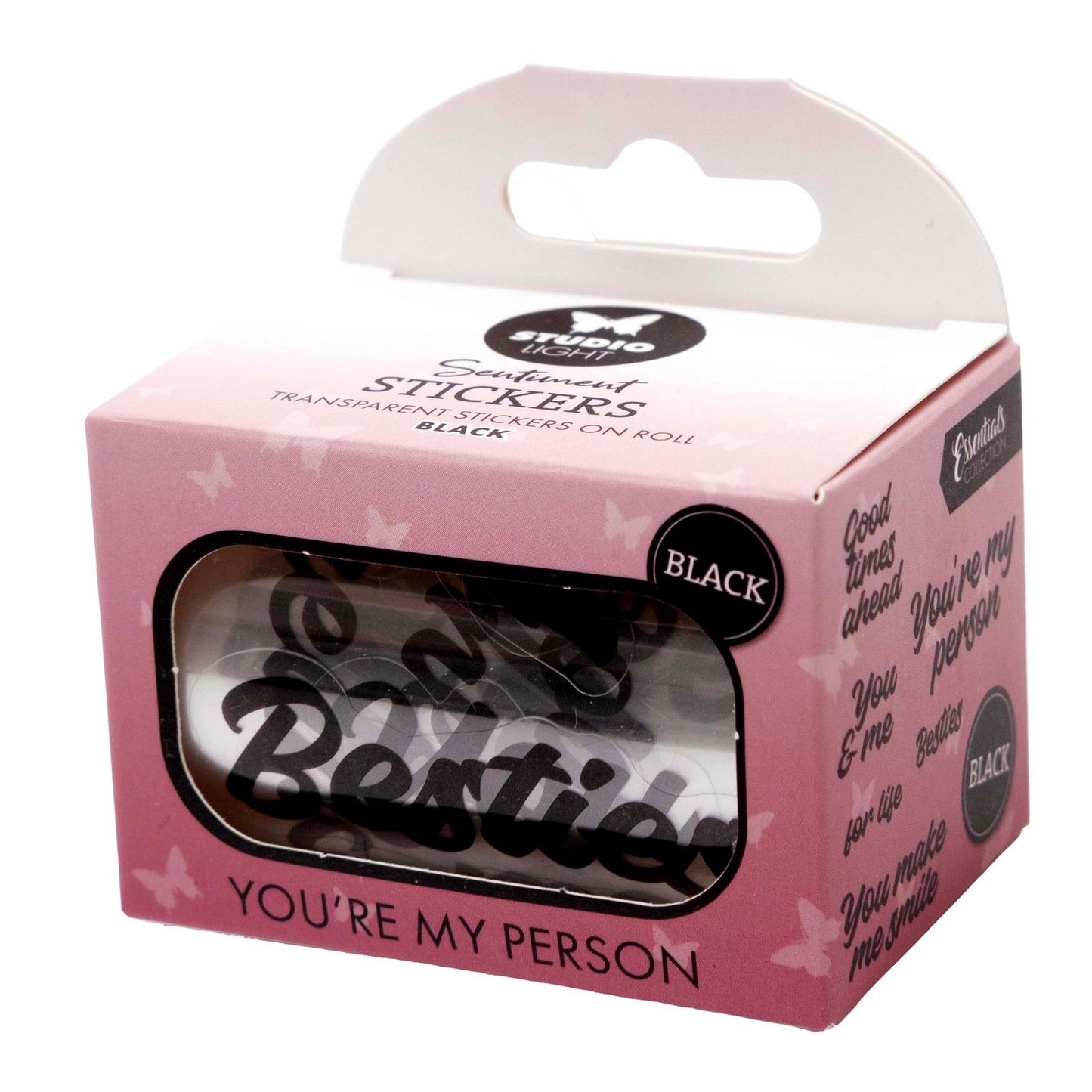 Studio Light • Essentials autocollants transparents noirs tu es ma personne