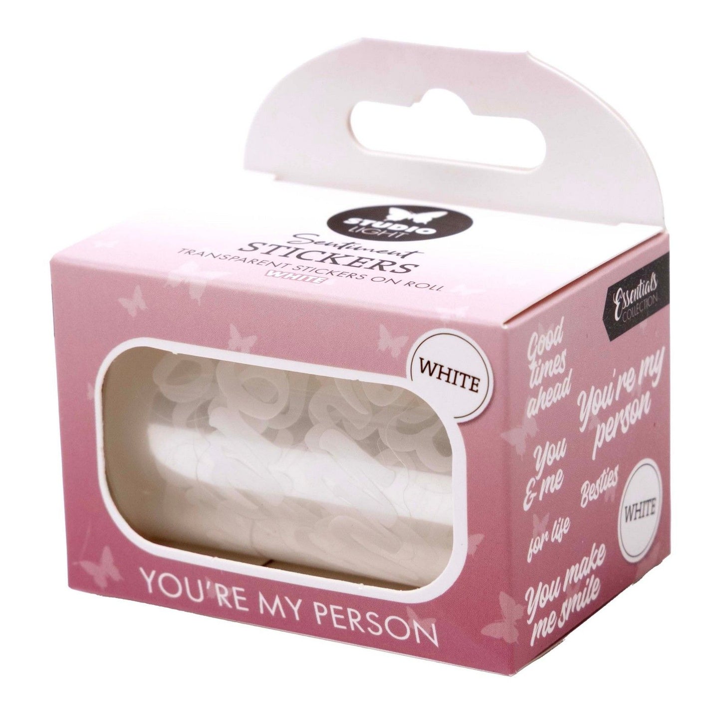 Studio Light • Essentials autocollants transparents blancs tu es ma personne