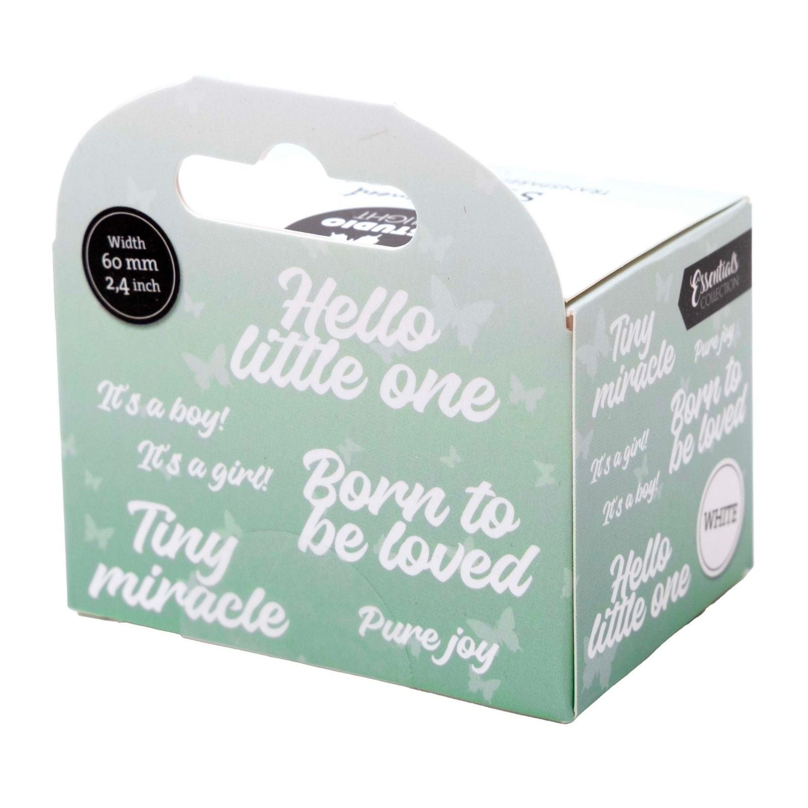 Studio Light • Essentials Autocollants transparents Blanc Tiny Miracle
