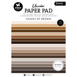 Studio light • essentials bloc de papier unicolor nuances de marron - afbeelding 1