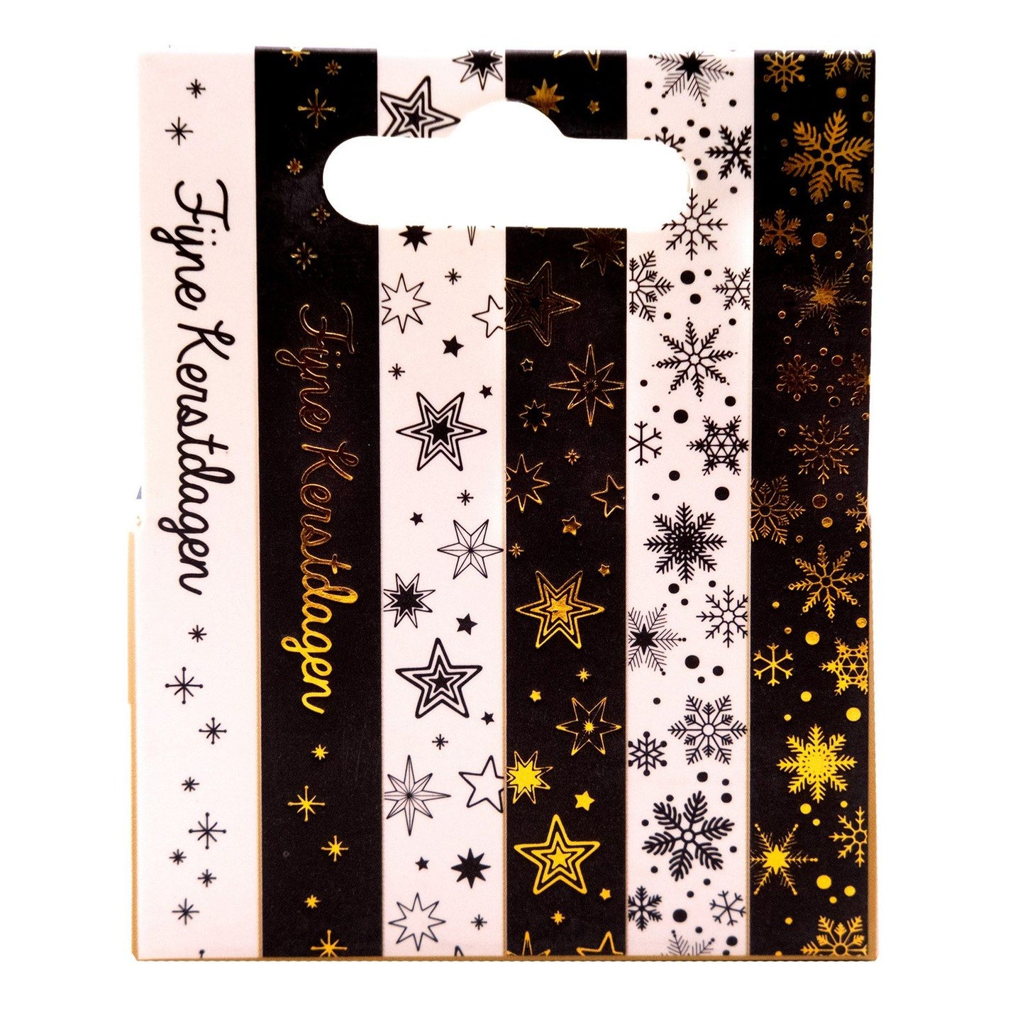 Studio Light • Essentials Washi Tape Noir Blanc Nl Or