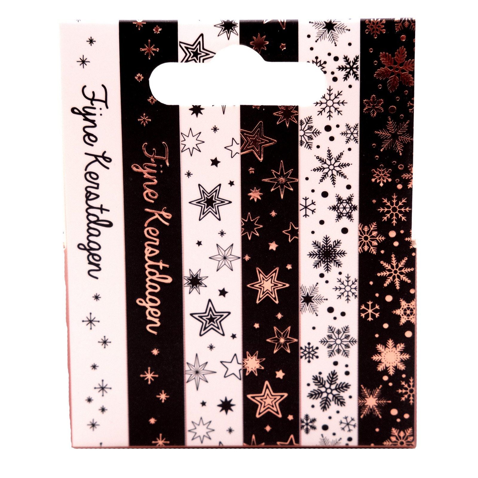 Studio light • Essentials washi tape noir blanc et or rose