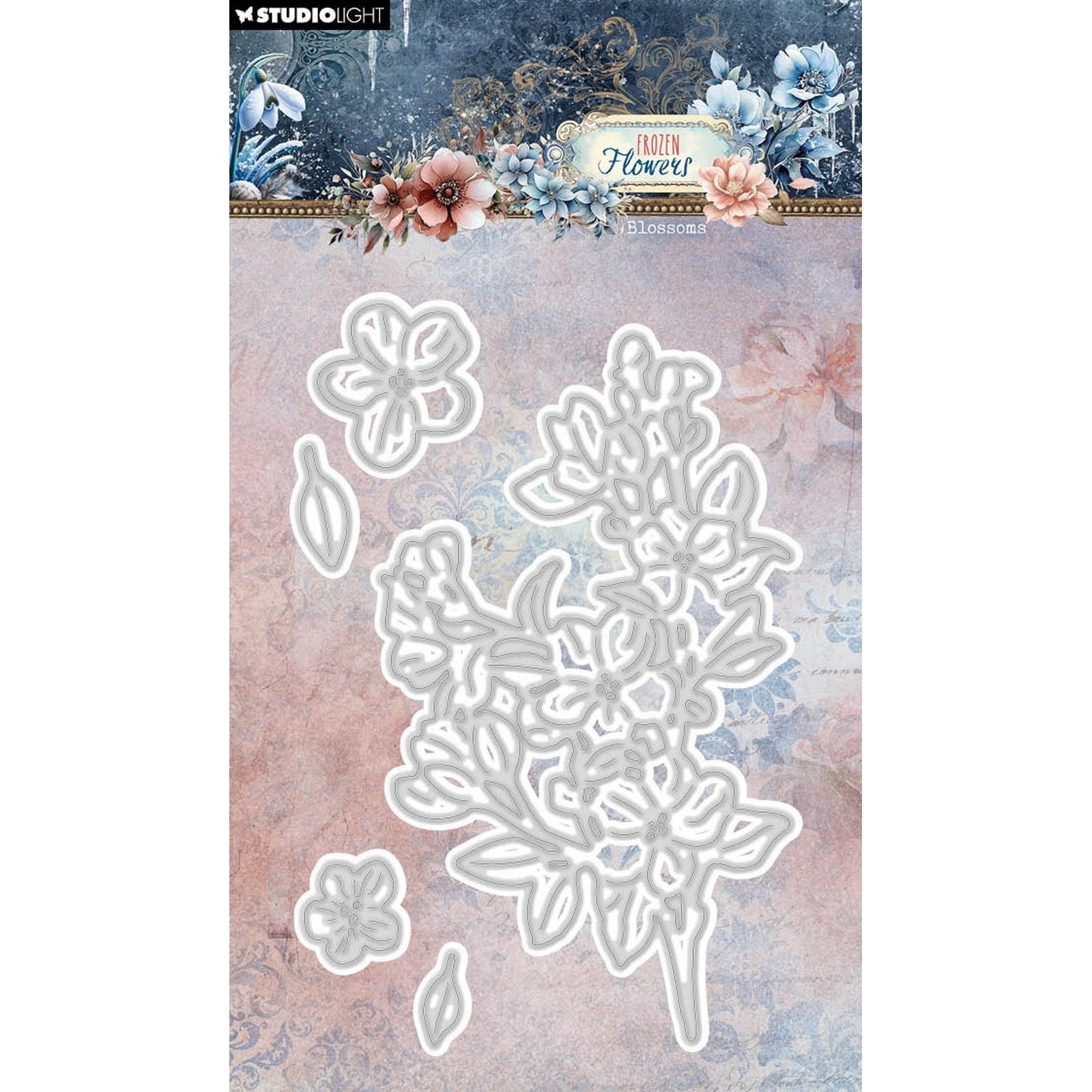Lampe de studio • Fleurs congelées coupant des fleurs