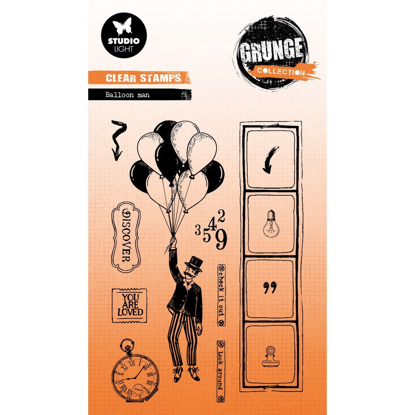 Studio light • collection grunge tampon clair ballon homme