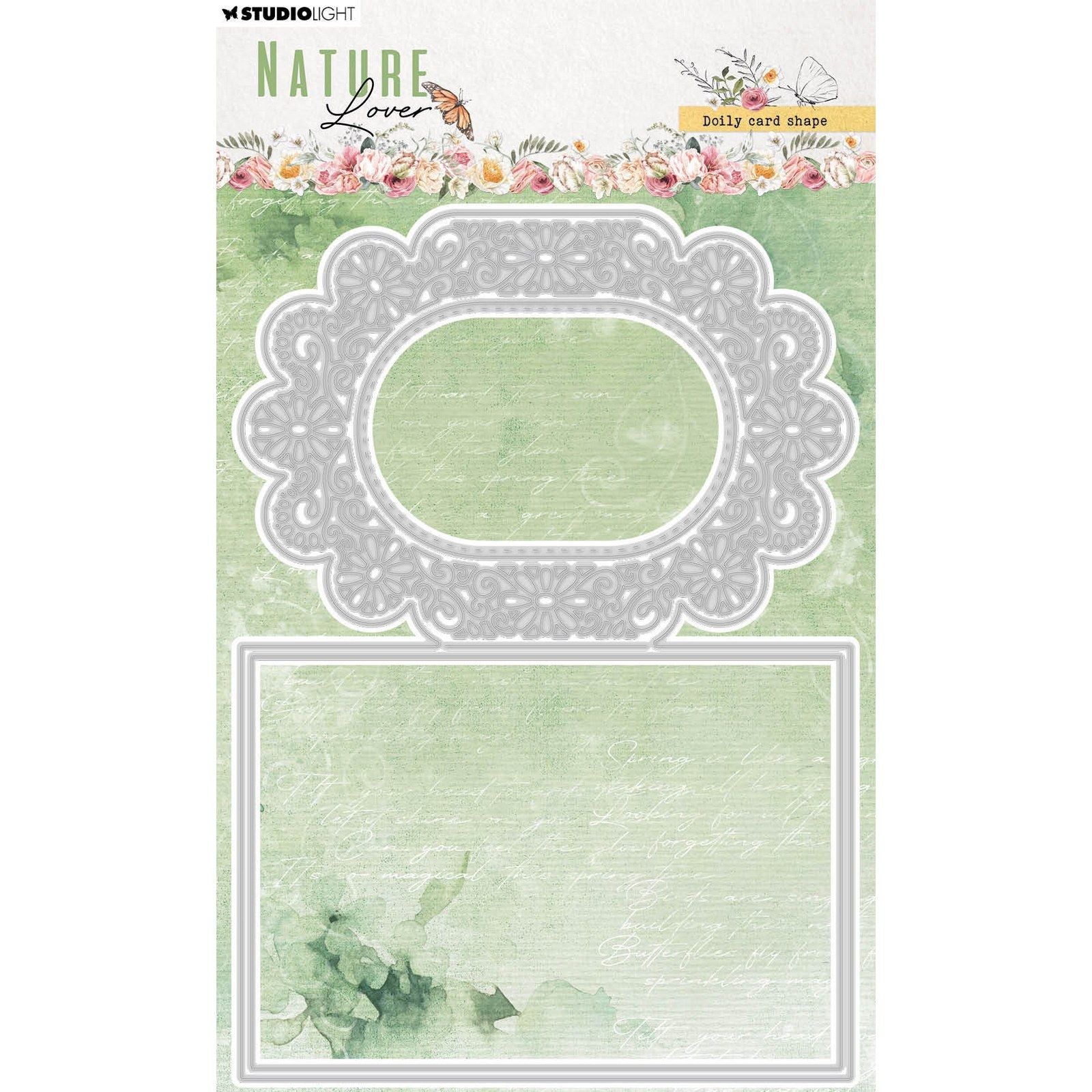Studio Light • Matrices de découpe pour amoureux de la nature en forme de carte de napperon