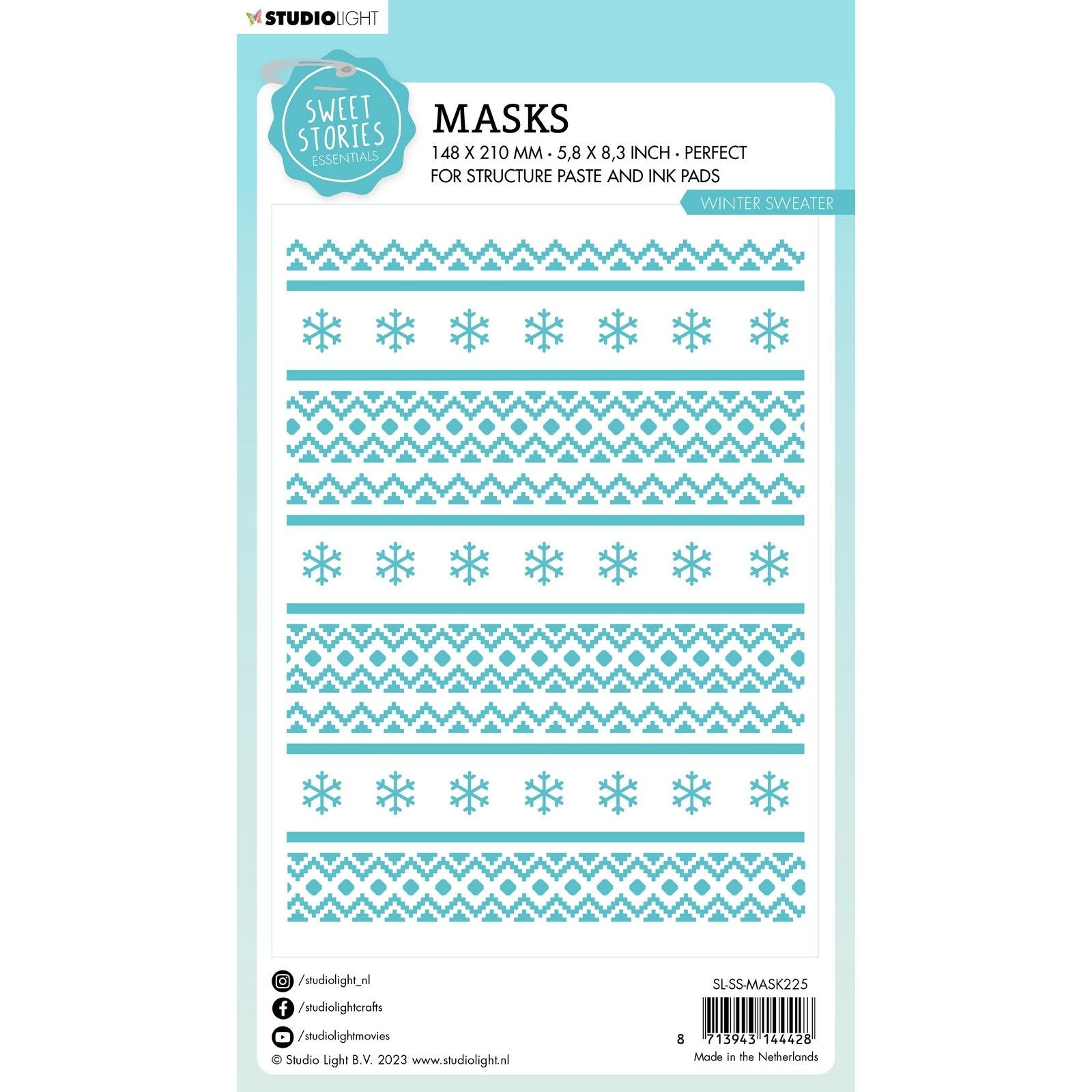Studio Light • Pull d'hiver avec masque d'histoires douces