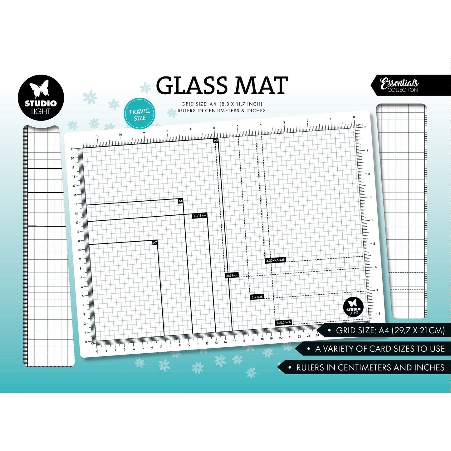 Lampe de studio • essentials verre mat a4 amagnétique