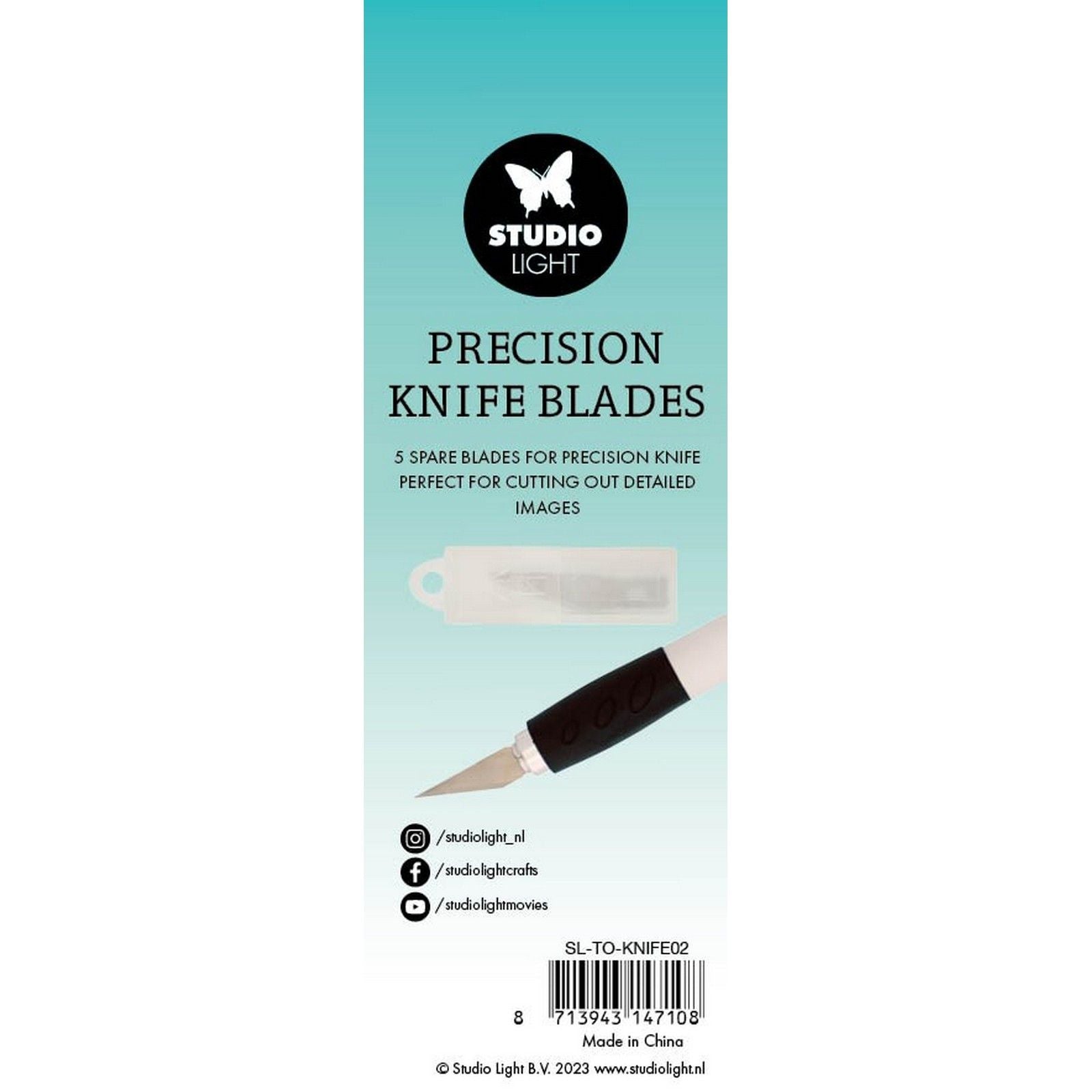 Studio light • outils essentiels couteau de précision lames de rechange 5pcs