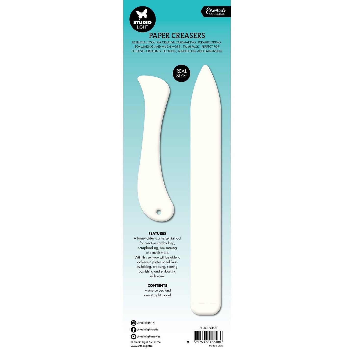 Lampe de studio • Essentials Paper Creator droite courbée