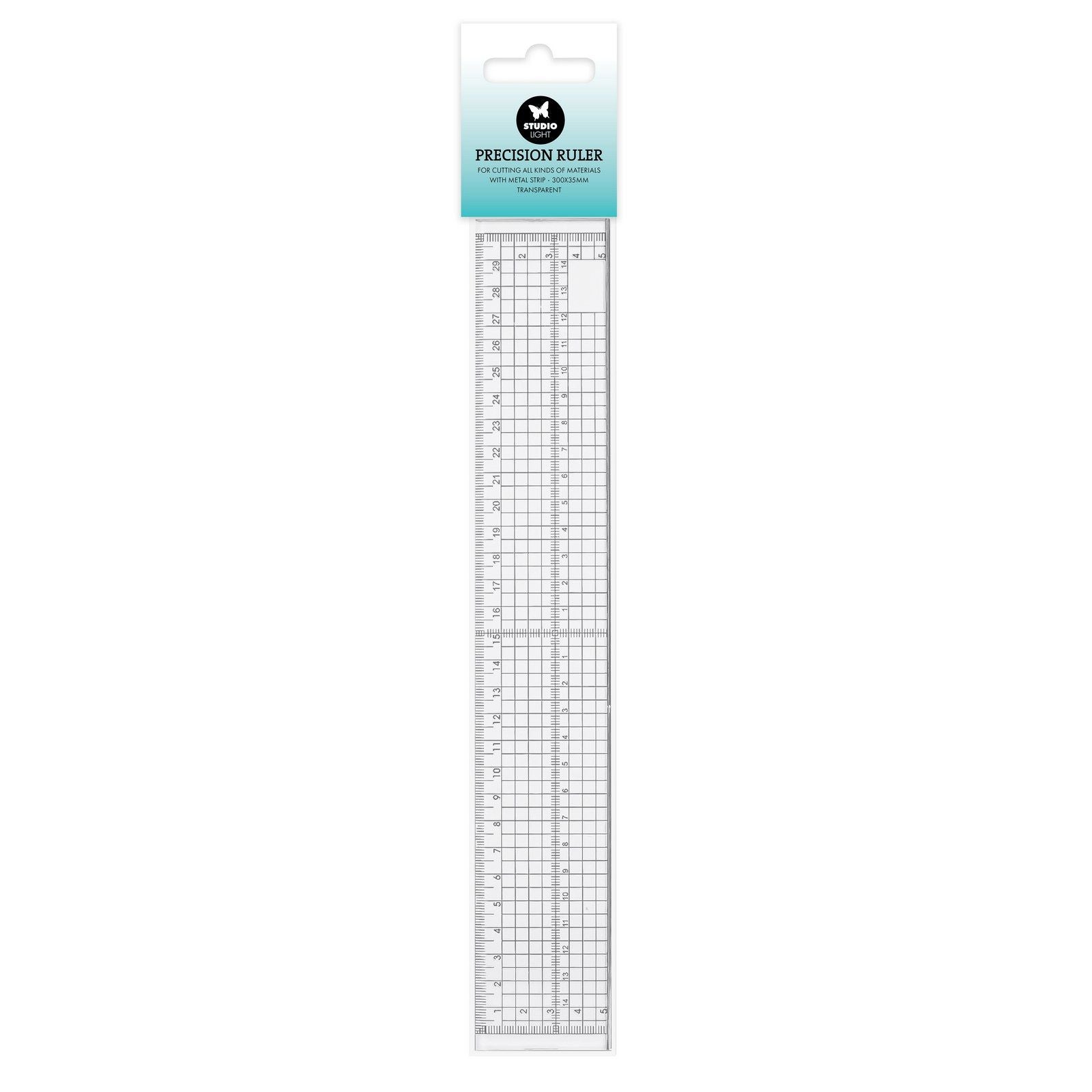 Lampe de studio • règle essentielle bord métal 30 cm