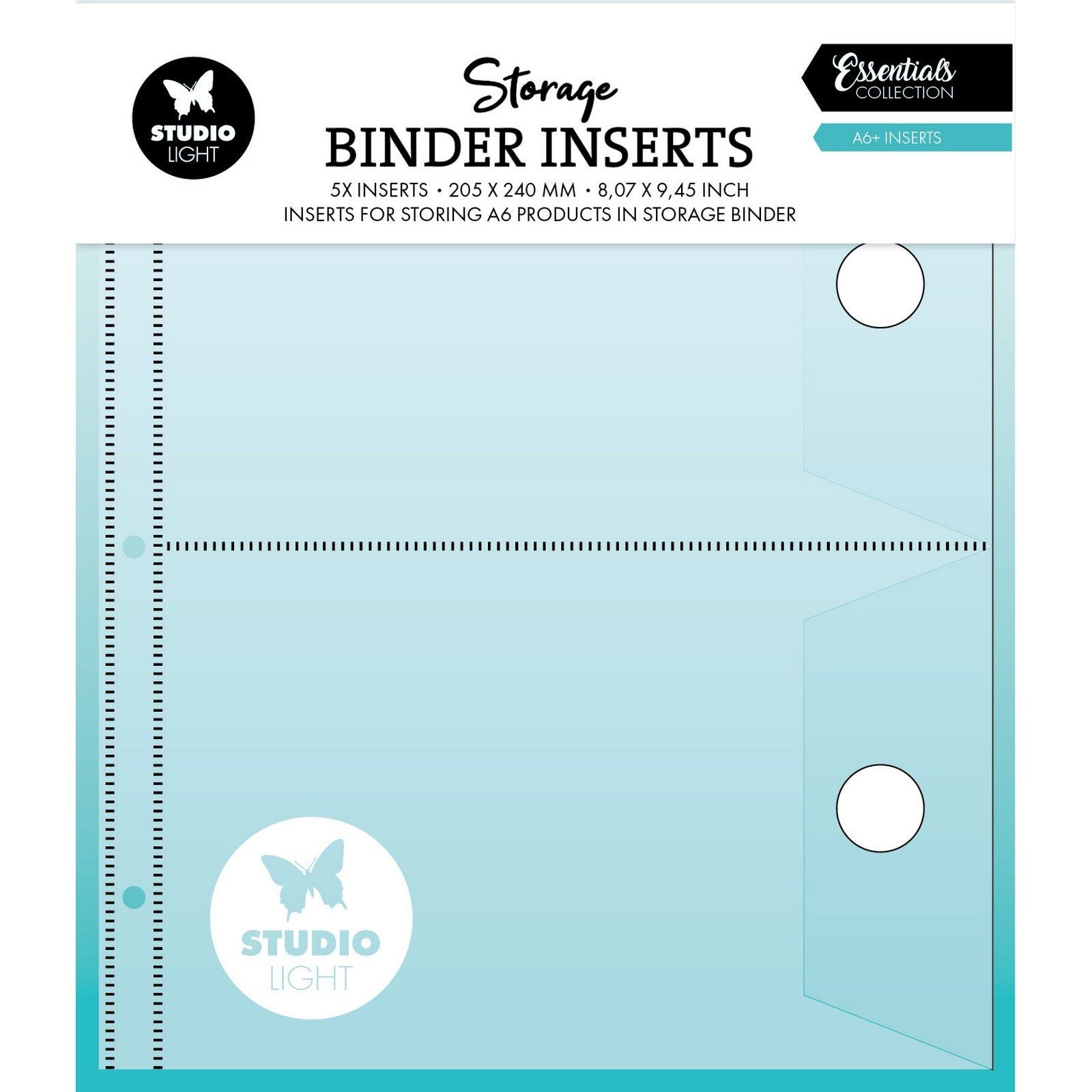 Studio light • inserts de rangement essentiels a6 5pcs