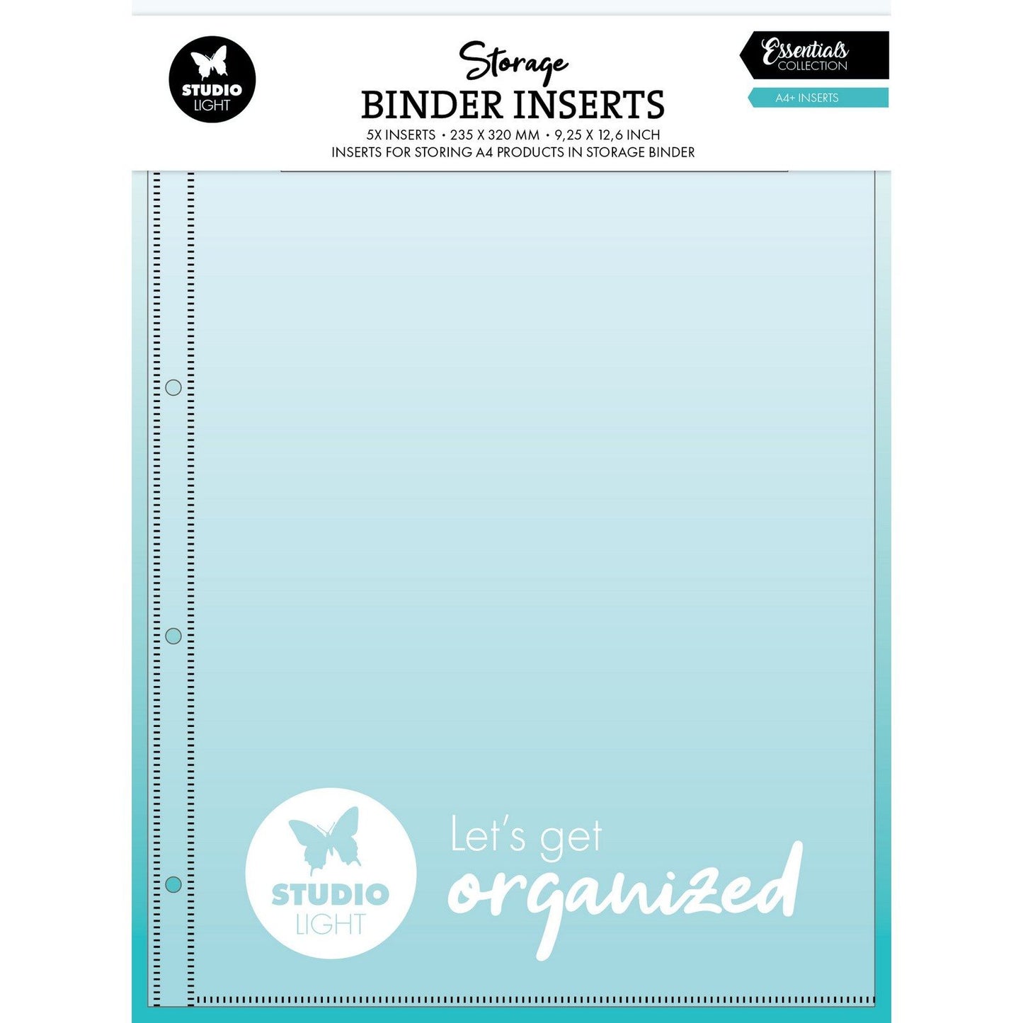 Studio light • inserts de rangement essentiels a4 5pcs