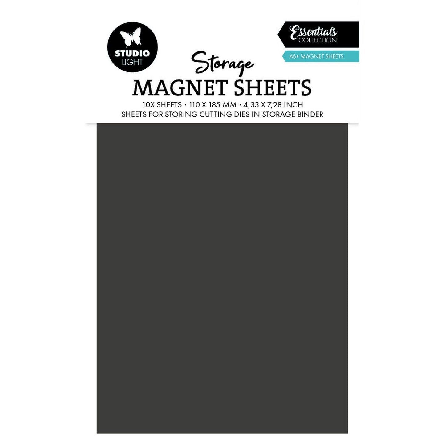 Studio light • feuilles magnétiques de rangement essentiels a6 10 pièces