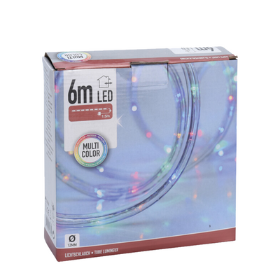 Tuyau d'éclairage LED multicolore 600cm