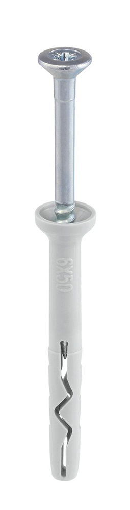 Steelies Ultimate Impact Plug Nylon 8x 80 Collier fraisé PZ2 galvanisé | 50 pièces - kea10800801