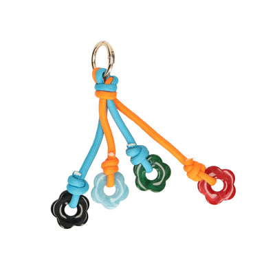 Bijou de sac Jvdl bleu orange avec fleur