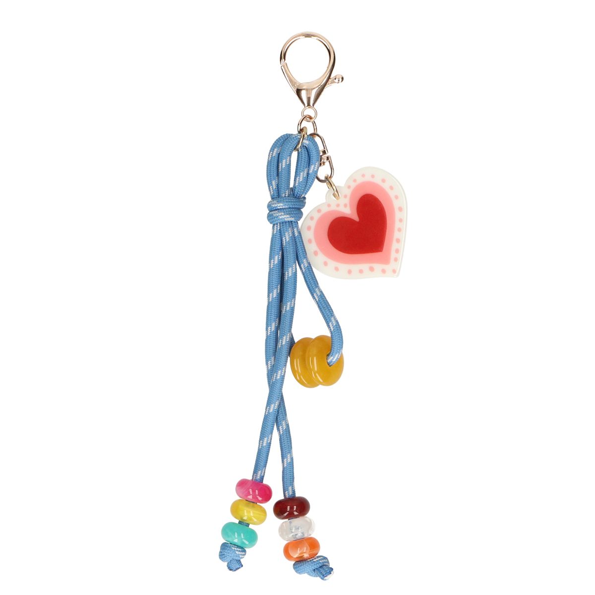Bijou de sac Jvdl bleu avec coeur