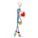 Bijou de sac Jvdl bleu avec coeur