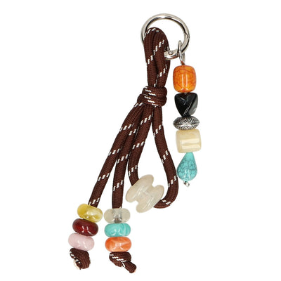 Bijou de sac Jvdl marron avec perles