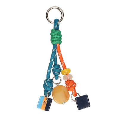 Bijou de sac Jvdl orange bleu avec bloc coloré