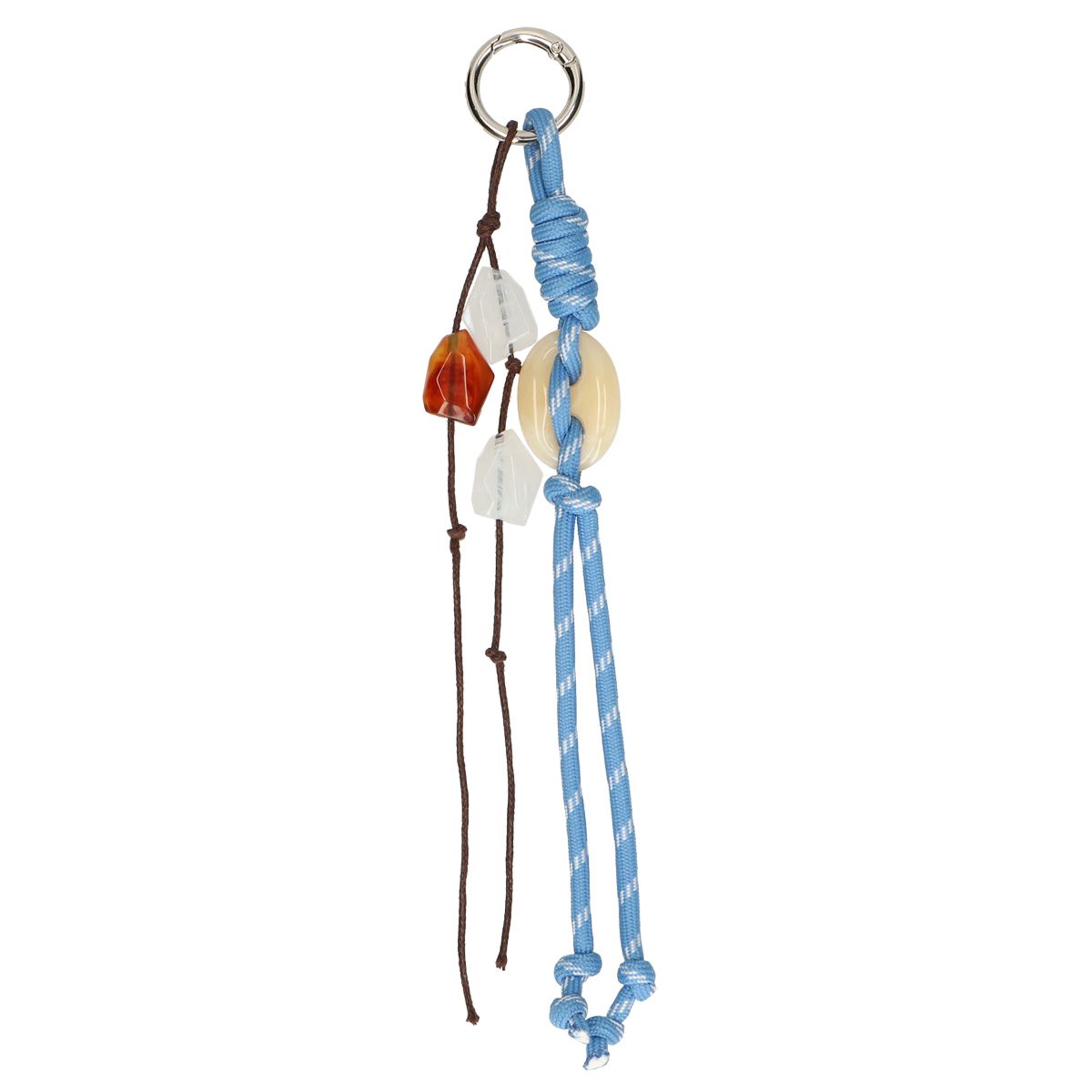 Bijou de sac Jvdl corde bleue avec pierres