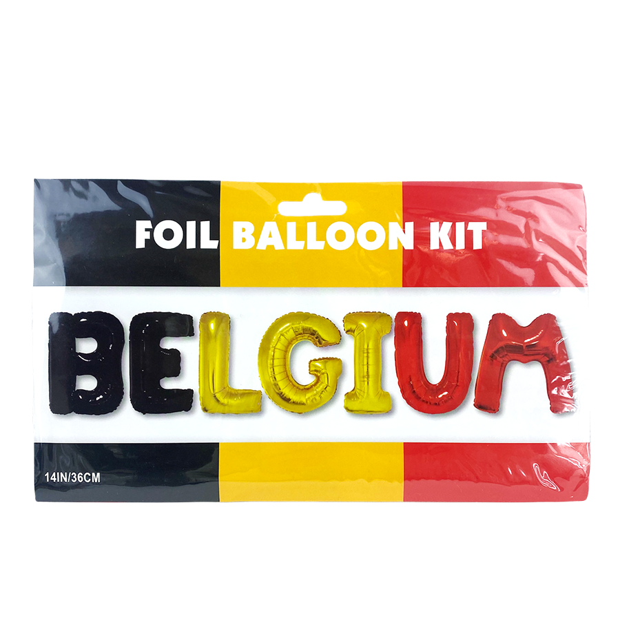 Guirlande ballon aluminium Belgique 36cm
