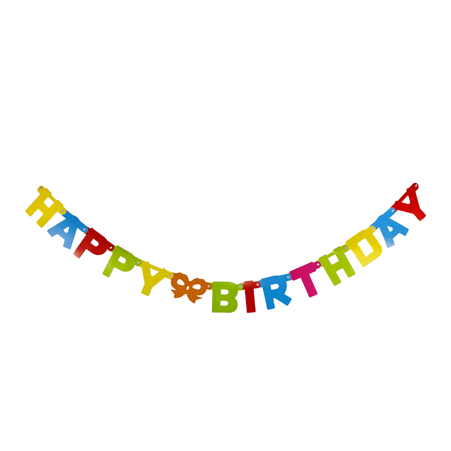 Guirlande joyeux anniversaire 146cm