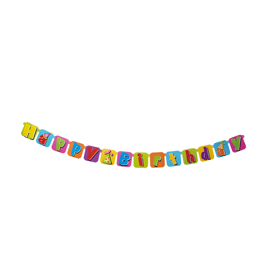 Guirlande joyeux anniversaire 175cm