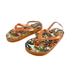 Chausson enfant fleur de lys orange taille 21