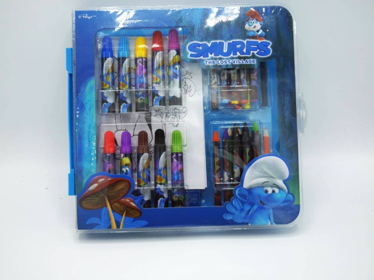 Art stationnaire smurfen fixer les Schtroumpfs