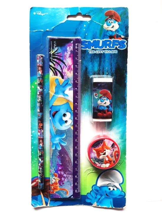 Lannoo Stationery Set Klein Smurfen