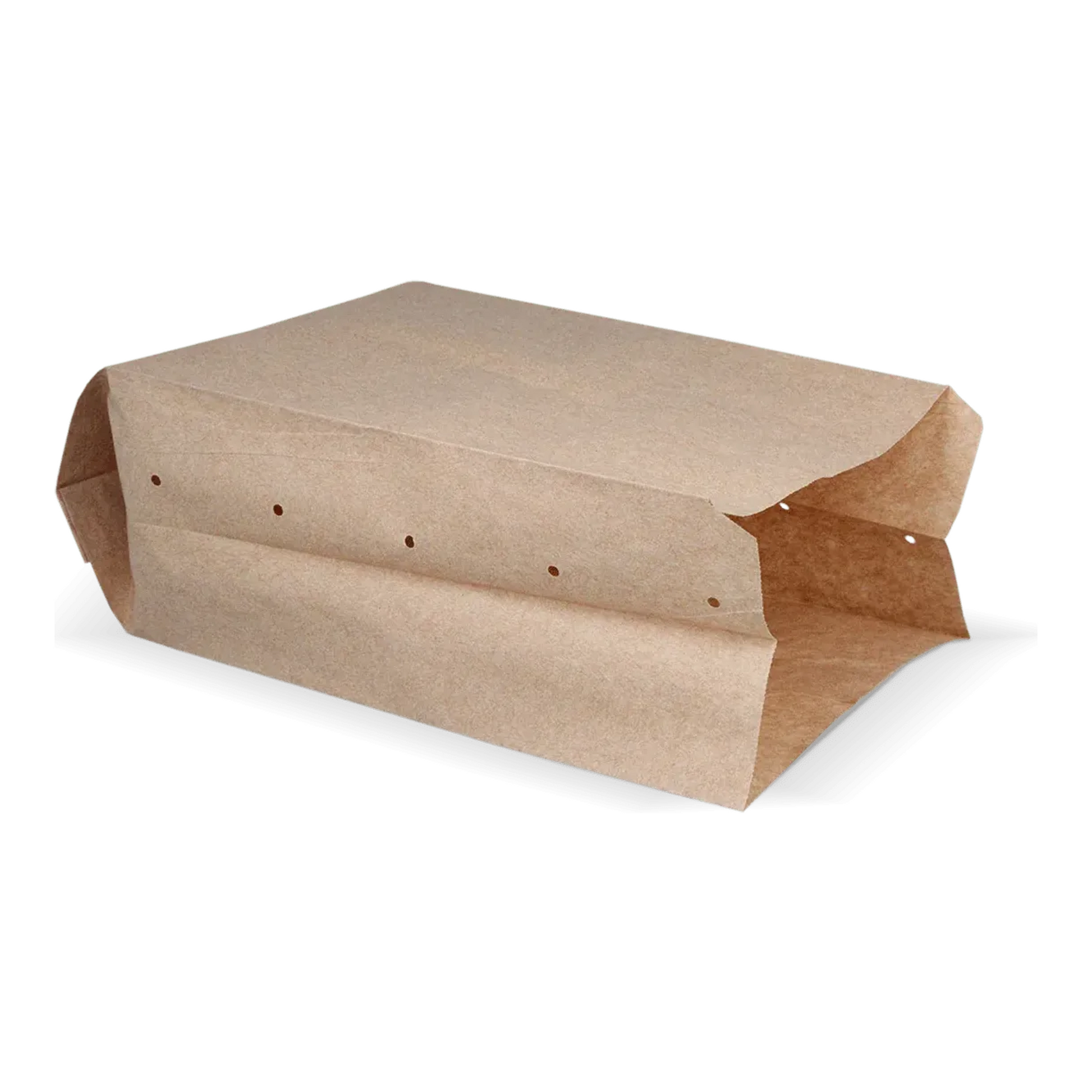 Sac à goûter kraft perforé n°28 biologique (2 livres)(1000 pièces)