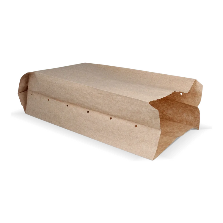 Sac à goûter kraft perforé n°29 biologique (3 livres)(900 pièces)