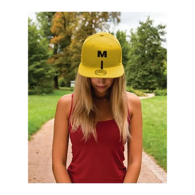casquette snapback mibo jaune