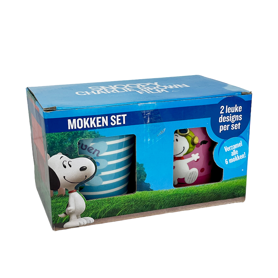 Ensemble de tasses Snoopy 250ml 2 pièces