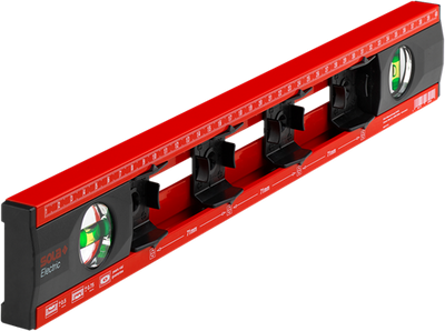 Niveau à bulle marquage Sola électrique 40cm 2 fioles 0,50mm m 4 glissières - 69057101