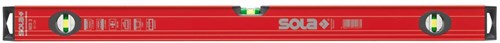 Niveau à bulle Sola alu rouge3 80, 80cm 3 ampoules 0,30mm m - 01215101 - 01215101