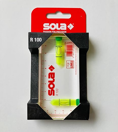 Niveau à bulle Sola architects 100x50x15mm r 100 sur carte (niveau à bulle kim) - 01622120