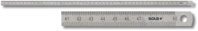 Règle flexible Sola 200x13x0,5mm acier inoxydable lss200, graduation double face mm cm - 56103101 - 56103101