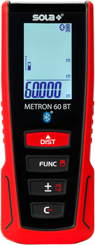 Télémètre laser Sola metron 60 bt 0,05-60m, précision + -1,5mm - 71027101