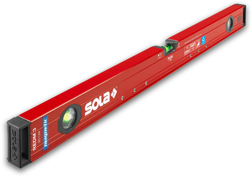 Niveau à bulle Sola rouge m 3 80 | 80 cm - 01813101