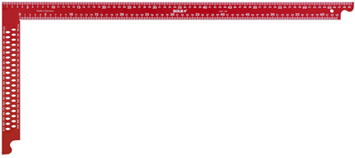 Crochet de menuisier Sola 800x315mm acier zwca800 revêtement rouge avec trous de marquage - 56132201