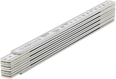 Sola règle pliante pliante aluminium 2 mètres 10 membres ha2 10 - 53050101