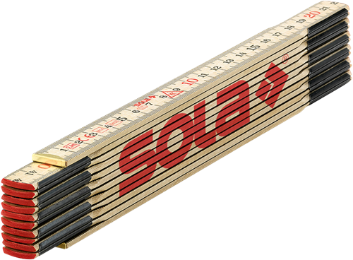 Mètre pliant pliant Sola h2.4 12 bois 2,4m - 53010801