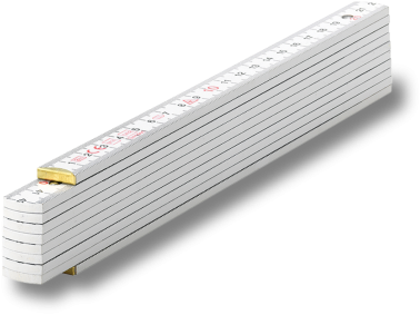 Sola règle pliante pliante bois 2mtr 10 membres hb2 10w, blanc, par exemple classe 3 hb2 10w - 53060601 - 53060601