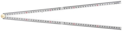 Sola règle pliante pliante plastique 2mtr 10 membres blanc, blanc, classe EG 3 hk2 10w sb - 53030201 - 53030201